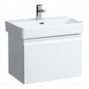Тумба под раковину Laufen Pro S подвесная 55х37,2 см МДФ белый глянцевый H4830320954751