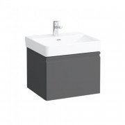 Тумба під раковину Laufen Pro S підвісна 52х45 см МДФ графіт H4833510964801