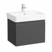Тумба под раковину Laufen Pro S подвесная 51х37,2 см МДФ графит H4830210954801