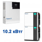 Система автономного живлення Tervix BANKA 10,2 кВтг - інвертор 5кВ + акумулятор 51,2В 100 Аг 2 шт 693421