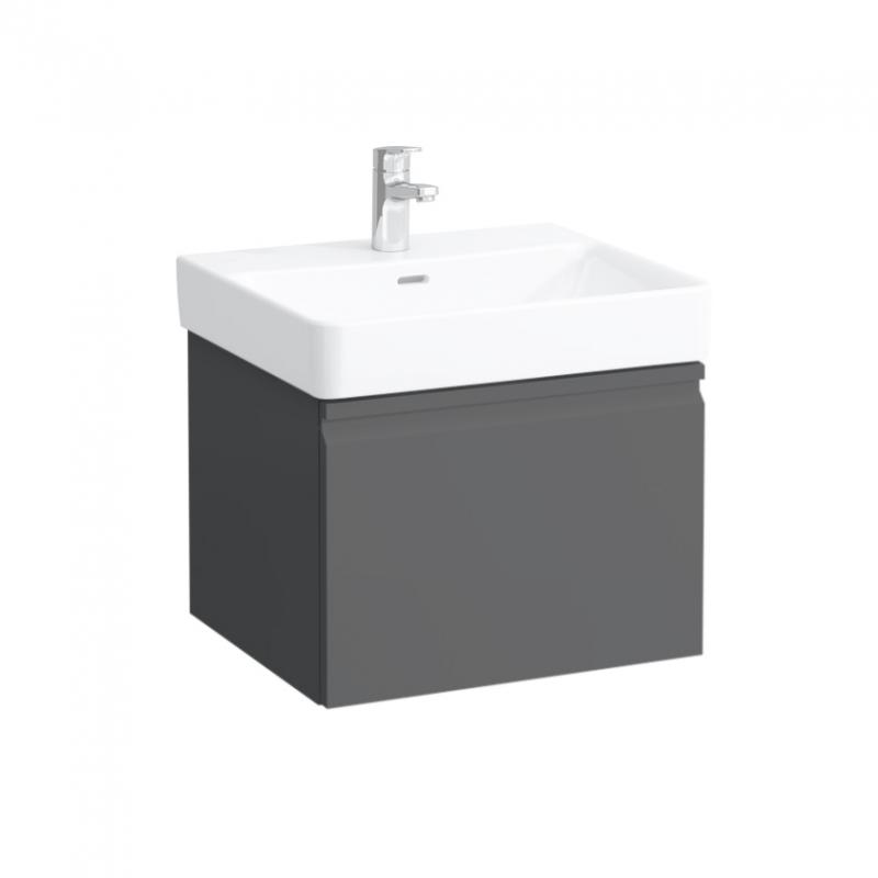 Тумба под раковину Laufen Pro S подвесная 52х45 см МДФ графит H4833520964801