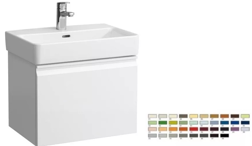 Тумба под раковину Laufen Pro S подвесная 52х45 см МДФ цвет на выбор H4833520969991