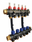 Коллектор пластиковый для теплого пола Tervix Pro Line на 10 контуров с расходомерами 503210