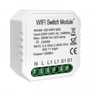 Розумний вимикач Tervix Pro Line WiFi Switch 1 клавіша/розетка 432421