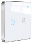 Умный сенсорный выключатель Tervix Pro Line ZigBee Touch Switch 2 клавиши без нуля 433131