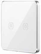 Розумна сенсорна кнопка вимикач Tervix Pro Line ZigBee Touch Switch 2 клавіші на батарейках 433031