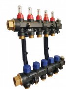 Коллектор пластиковый для теплого пола Tervix Pro Line на 7 контуров с расходомерами 503207