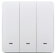 Умный клавишный выключатель Tervix Pro Line ZigBee Push Switch 3 клавиши без нуля белый 438111