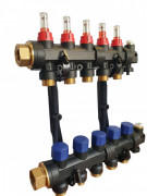 Коллектор пластиковый для теплого пола Tervix Pro Line на 4 контура с расходомерами 503204