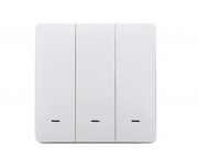 Умная клавишная кнопка-выключатель Tervix Pro Line ZigBee Push Button 3 клавиши на батарейках 438021