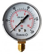 Манометр Tervix Pro Line 80 0-10 бар 1/2'' радіальне підключення 355313