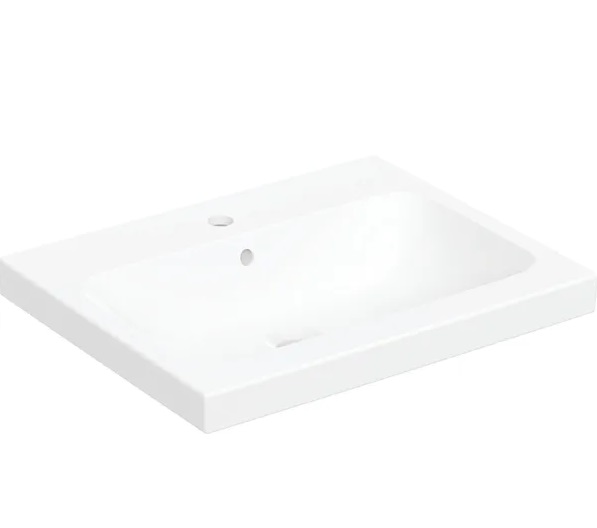 Раковина для ванной Geberit Geberit iCon Light 75х48 см сантехнический фарфор белый матовый 501.848.JT.1