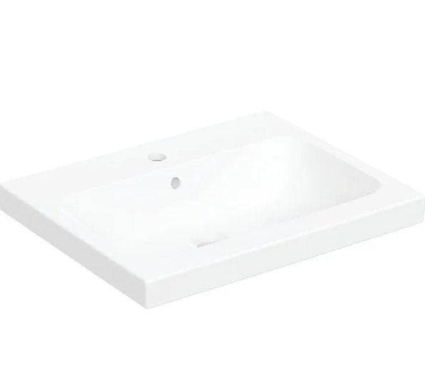 Раковина для ванной Geberit Geberit iCon Light 75х48 см сантехнический фарфор белый матовый 501.848.JT.1