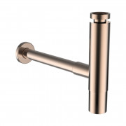 Дизайнерский сифон для раковины Laufen розовое золото с PVD-покрытием H3749800820001