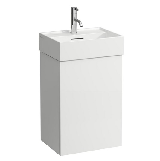Тумба под раковину Laufen Kartell 43,3х33,1 см петли слева МДФ белый матовый H4075030336401