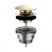 Донный клапан для раковины Laufen Automatic Clic 1¼'' золото с PVD-покрытием H3709890011041