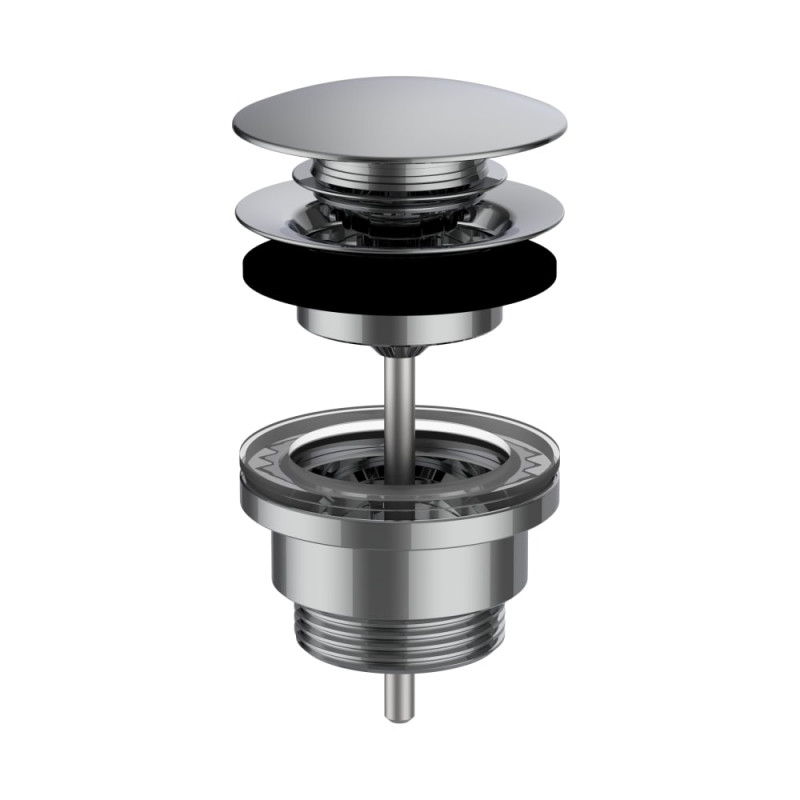 Донний клапан для раковини Laufen Automatic Clic 1¼'' хром H3709890041041