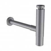 Дизайнерский сифон для раковины Laufen матовая нержавеющая сталь с PVD-покрытием H3749800900001