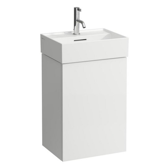 Тумба під раковину Laufen Kartell 43,3 х33, 1 см петлі зліва МДФ білий матовий H4075030336401