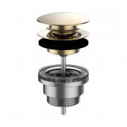 Донний клапан для раковини Laufen Automatic Clic золото з PVD-покриттям H3709890011041