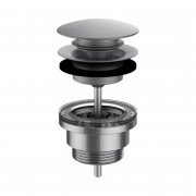 Донный клапан для раковины Laufen Automatic Clic 1¼'' матовая нержавеющая сталь с PVD-покрытием H3709890901041