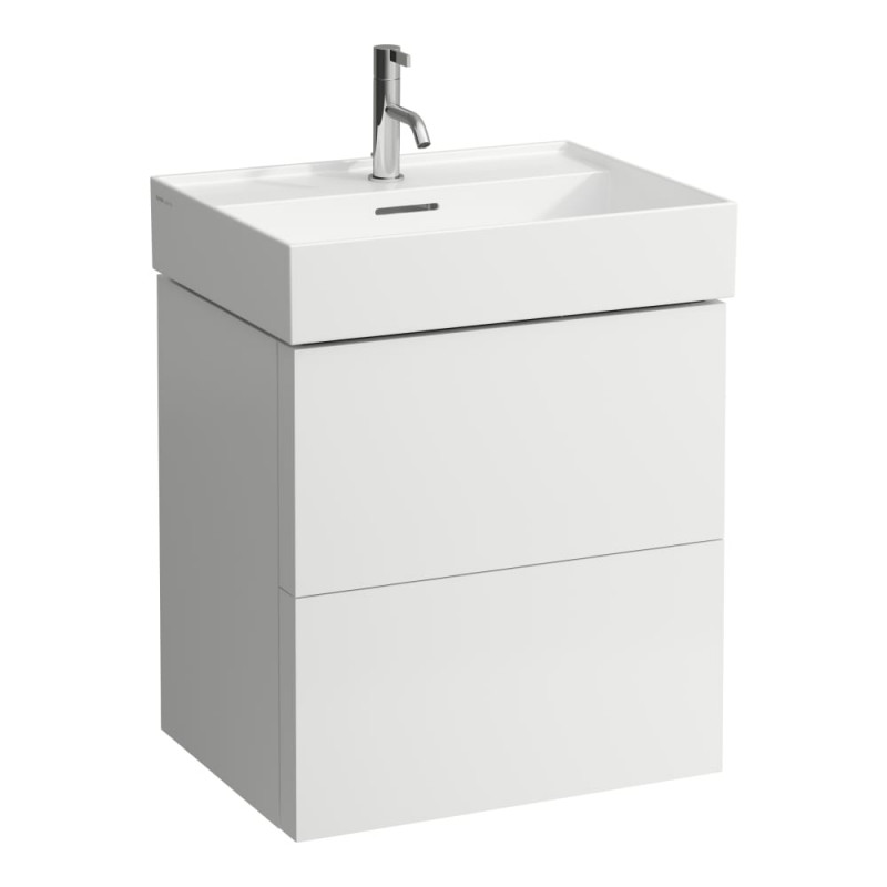 Тумба під раковину Laufen Kartell 58х45 см МДФ білий H4075690336401