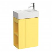 Тумба під раковину Laufen Kartell 44х27 см петлі праворуч МДФ жовтий H4075180336441