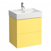 Тумба под раковину Laufen Kartell 58х45 см МДФ желтый H4075690336441