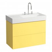 Тумба під раковину Laufen Kartell 88х45 см МДФ жовтий H4076080336441