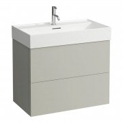Тумба під раковину Laufen Kartell 78,4х44,9 см МДФ сіра галька H4075920336411