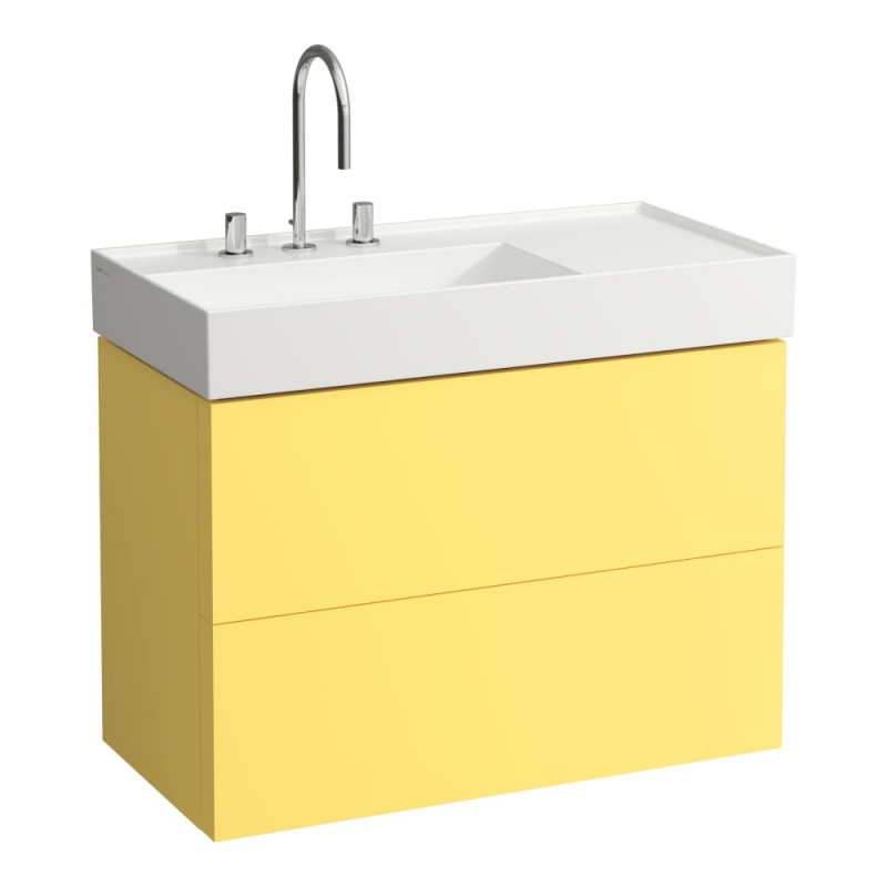 Тумба под раковину Laufen Kartell 88х45 см МДФ желтый H4076180336441