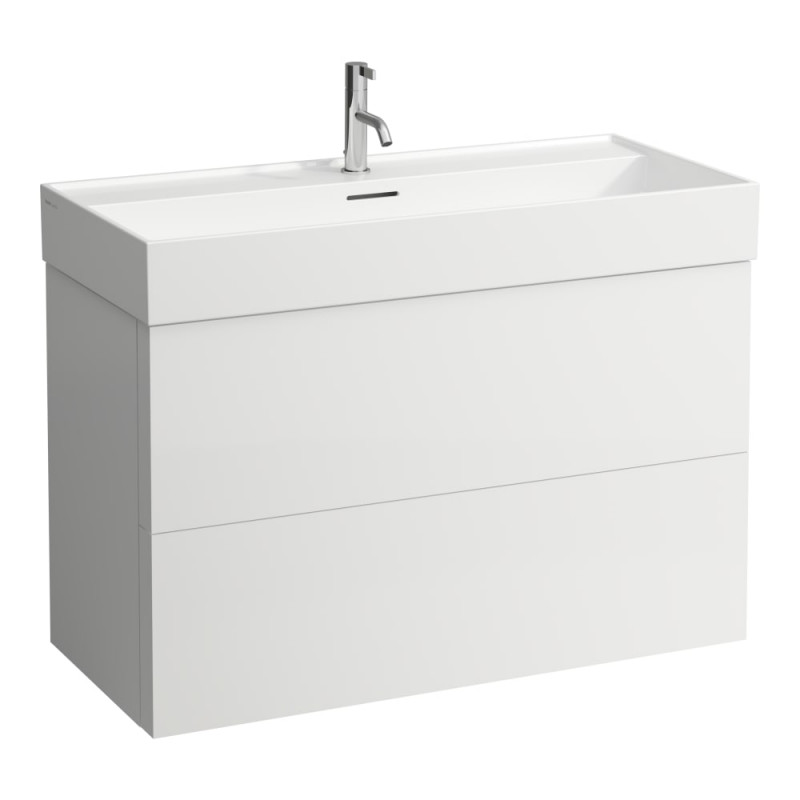 Тумба під раковину Laufen Kartell 98,4х44,9 см МДФ білий матовий H4076320336401