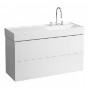 Тумба під раковину Laufen Kartell 118х45 см МДФ білий матовий H4076490336401
