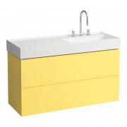 Тумба под раковину Laufen Kartell 118х45 см МДФ желтый H4076490336441