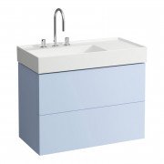 Тумба під раковину Laufen Kartell 88х45 см МДФ сіро-блакитний H4076180336451