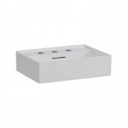 Раковина для ванной Laufen Kartell 45х34 см с 3 отверстиями под смеситель керамика серый матовый H8153307591081