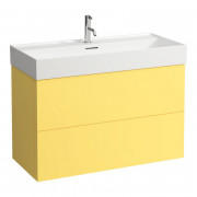 Тумба под раковину Laufen Kartell 98,4х44,9 см МДФ желтый H4076320336441