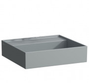 Раковина для ванной Laufen Kartell 45х34 см без отверстия без перелива керамика графит матовый H8153307581121