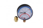Термоманометр Afriso ТМ 80 мм 0-4 бар 20-120°C ½'' радиальный 63337