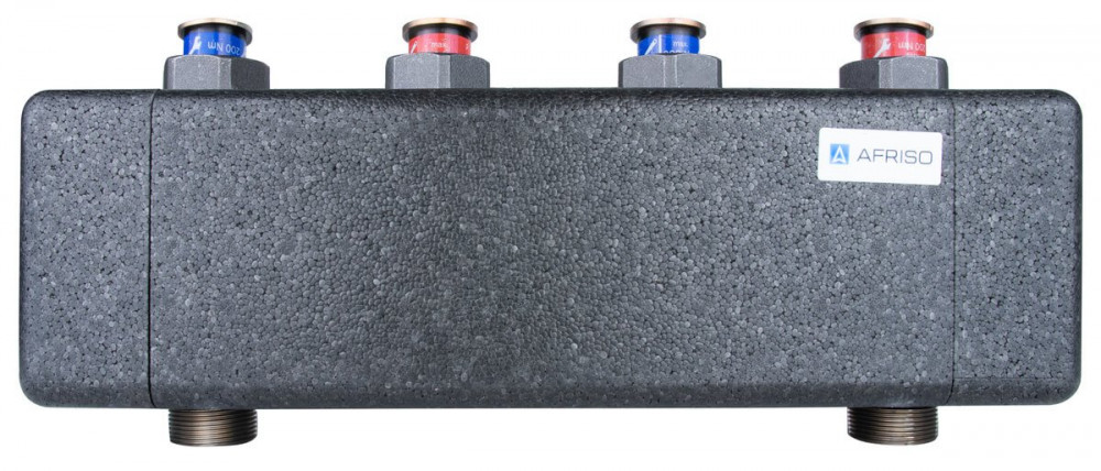 Коллектор котла к насосным группам Afriso KSV 125-2 HW 70 кВт на 2 контура с гидравлическим разделителем 77314