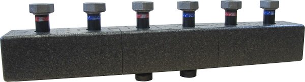 Коллектор котла к насосным группам Afriso KSV 125-3 70 кВт на 3 контура 77311