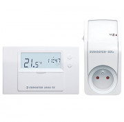 Беспроводной недельный температурный программатор Euroster с розеткой 2026TXRXG