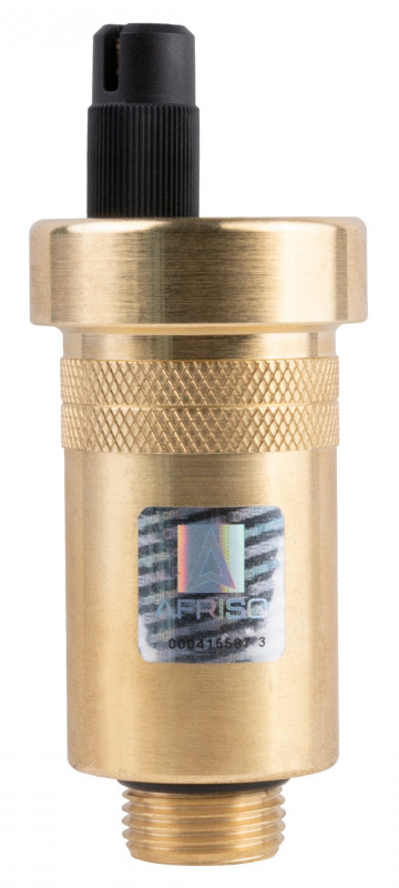 Автоматический воздухоотводчик Afriso PrimoVent ⅜'' с Aquastop латунь 7771010