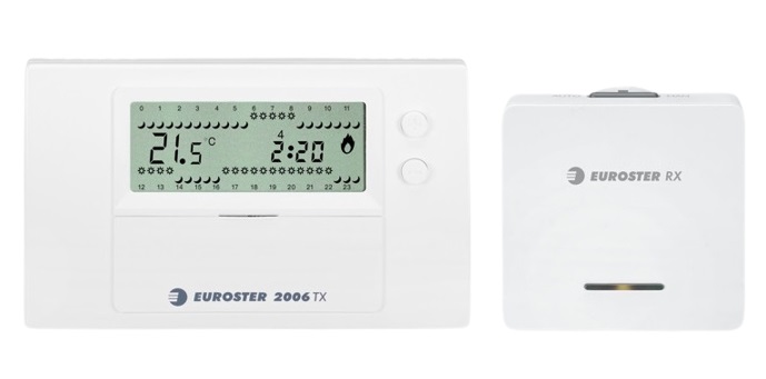 Беспроводной недельный температурный программатор Euroster 2006TXRX
