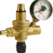 Арматура для наповнення системи опалення Afriso FAM з манометром ½'' з манометром латунь 42406