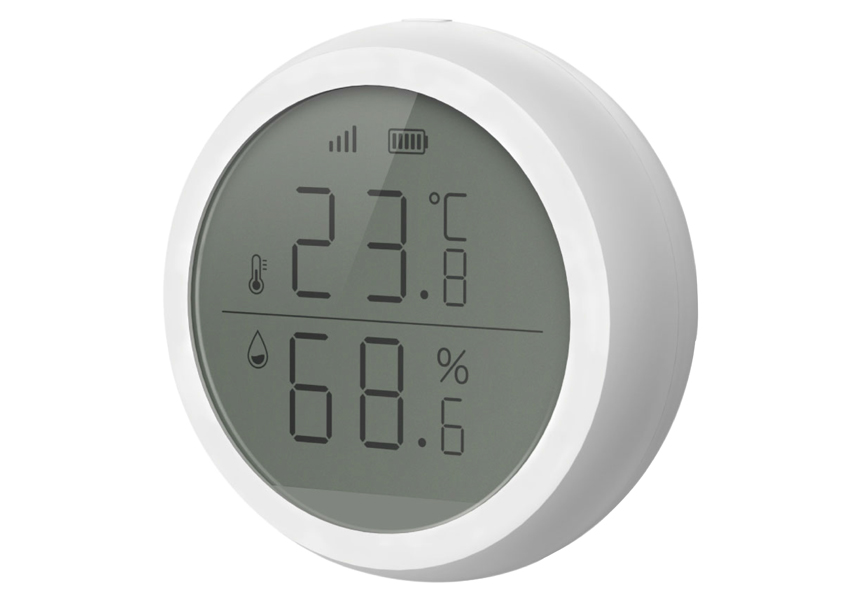 Бездротовий датчик температури та вологості Tervix Pro Line ZigBee T&H з екраном 412041
