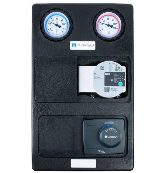 Насосная группа Afriso PrimoTherm K 180-2 DN25 со смесительным клапаном приводом ARM 343 и насосом Wilo 77814