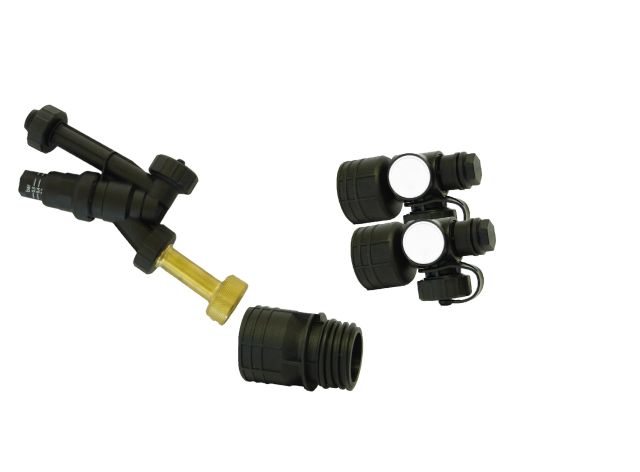 Байпас Afriso ProCalida с клапаном для слива и перепускным клапаном (регулирующая шкала 0,1-0,5 бар) 80839