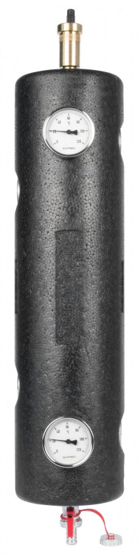 Гідравлічний роздільник (стрілка) Afriso BLH 801 без ізоляції 70 кВт 4 виходи 1'' 4 виходи ½'' 9080110