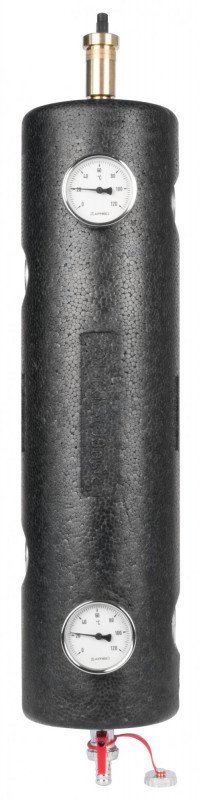 Гидравлический разделитель (стрелка) Afriso BLH 801 без изоляции 70 кВт 4 выхода 1'' 4 выхода ½'' 9080110